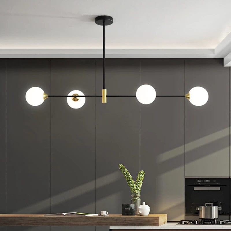 Orbis Glass Ball Pendant Light With Soft Glow For Kitchen and Dining