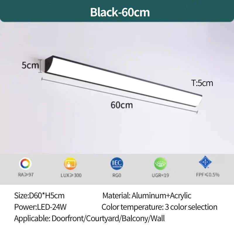 Aurelia Outdoor Wall Light With Rust Resistant LED Exterior Lamp