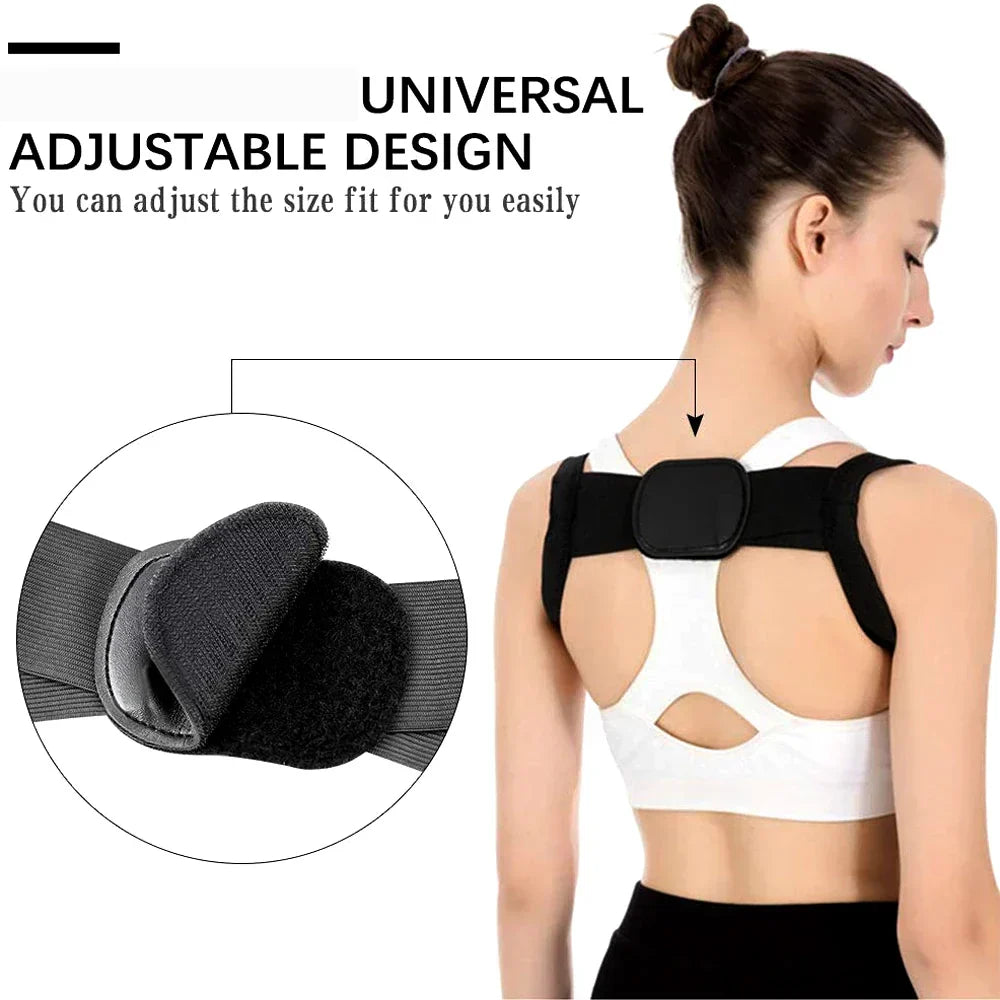 Back Posture Corrector – Adjustable & Supportive