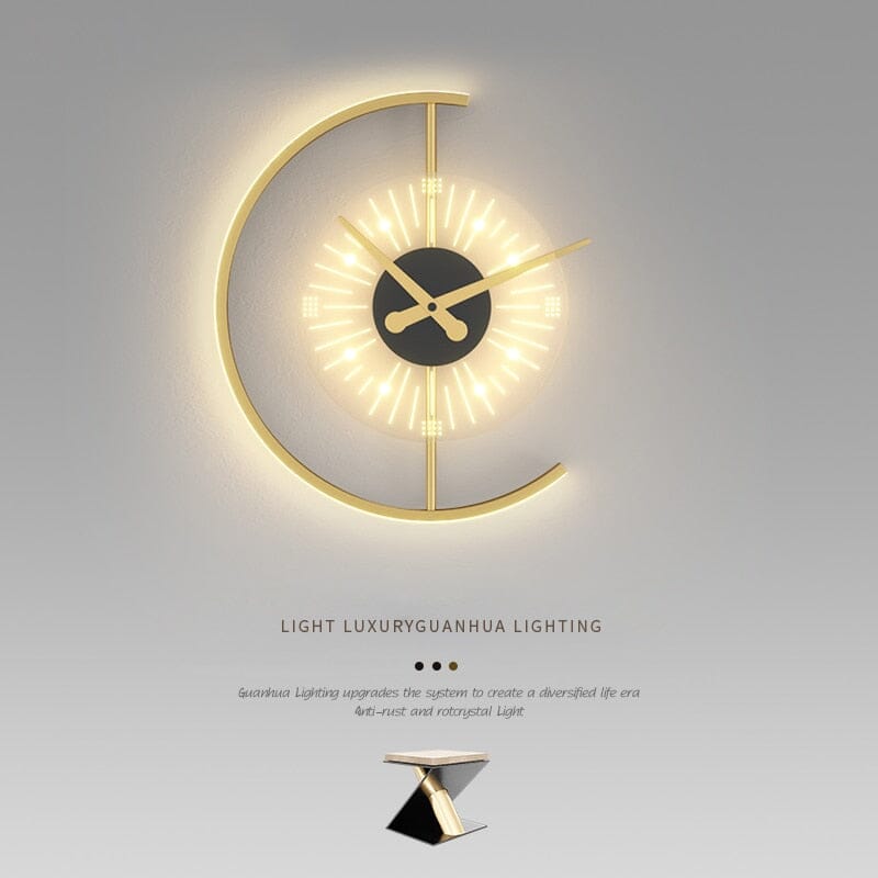 Nordic LED Wall Clock Handcrafted Timepiece For Modern Kitchens And Living Rooms