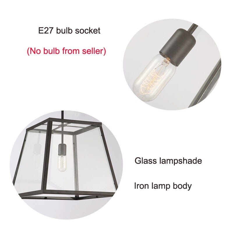 Solmere Glass Pendant Lights for Vintage Loft Style