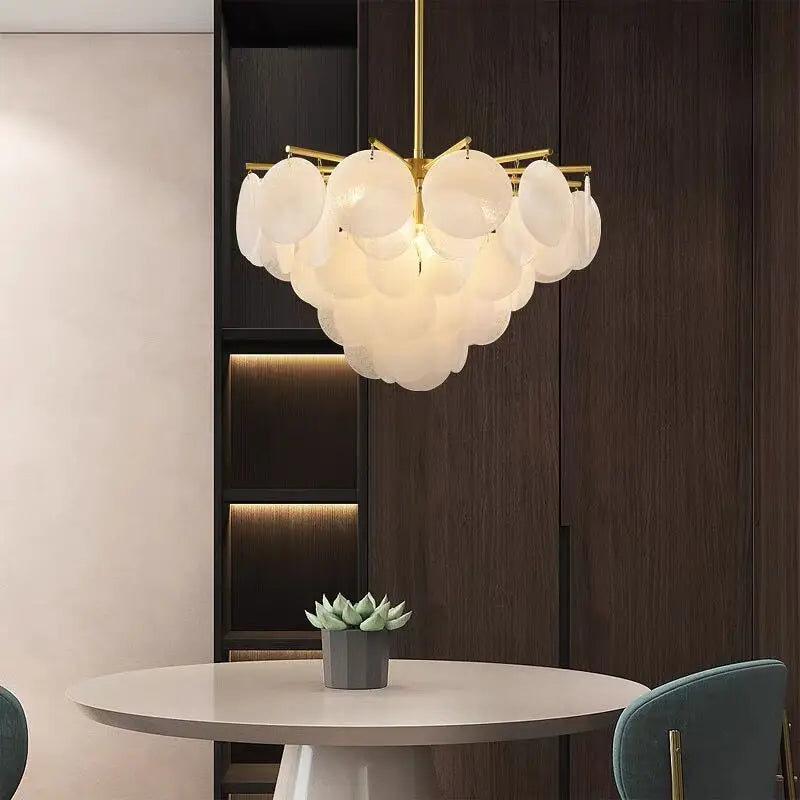 Sylvara Frosted Glass Lamp With Soft Ambient Glow for Living Room
