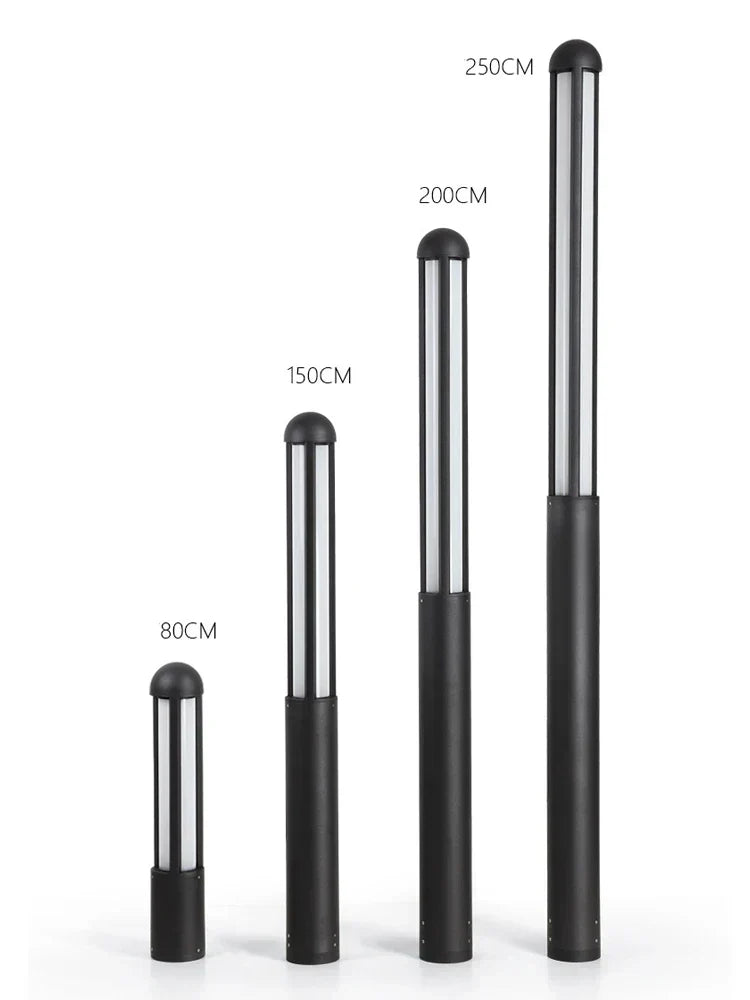 Elara Outdoor LED Lamp Waterproof Aluminum Light With Acrylic Shade