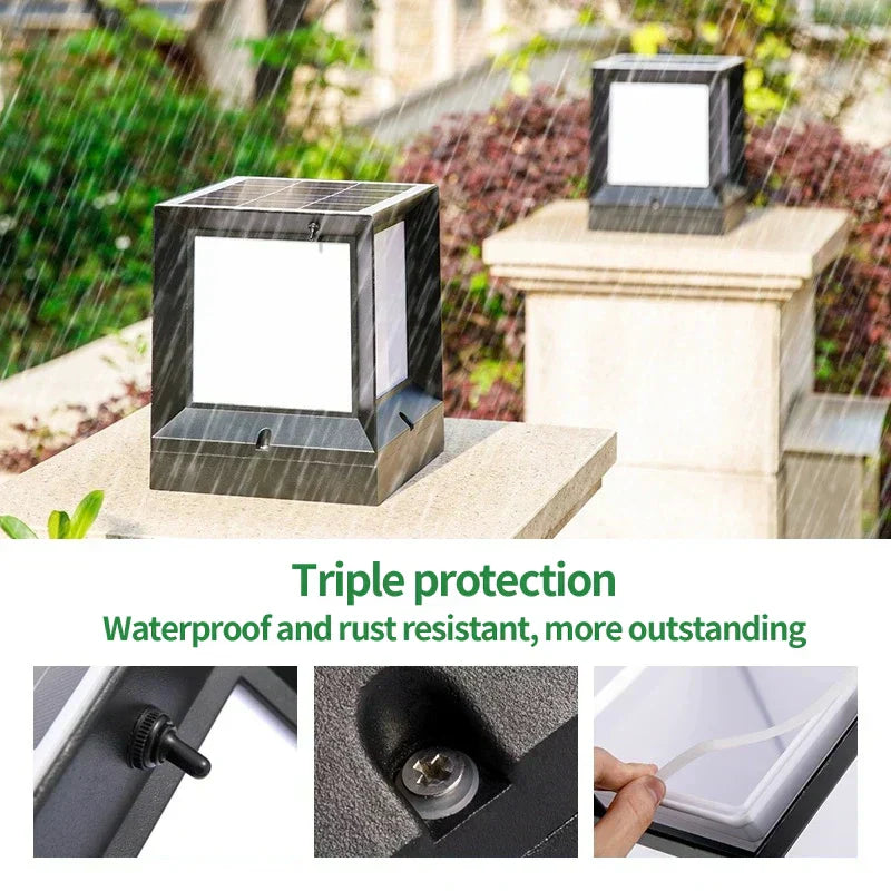 NovaLux Solar Wall Lights Modern Outdoor Pathway Lighting