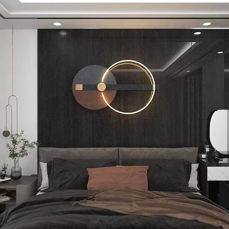 Luno Nordic Ring Wall Light With LED Bulbs Included