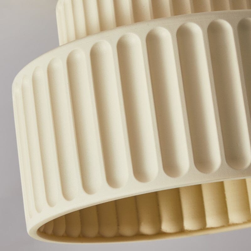 Liora Nordic Ceiling Lights With Pleated Acrylic Shade Diffused Glow