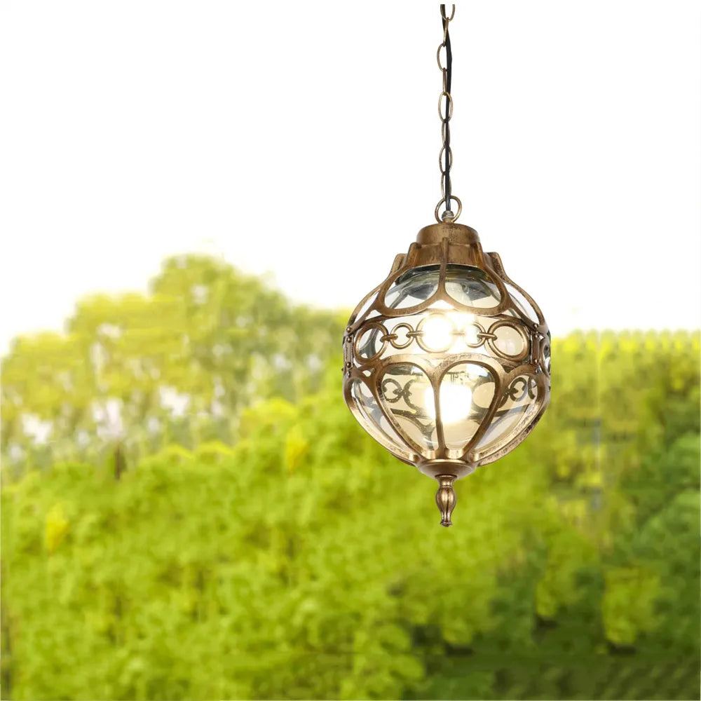 Kevara Vintage Outdoor Garden LED Light in Rust Resistant Aluminum
