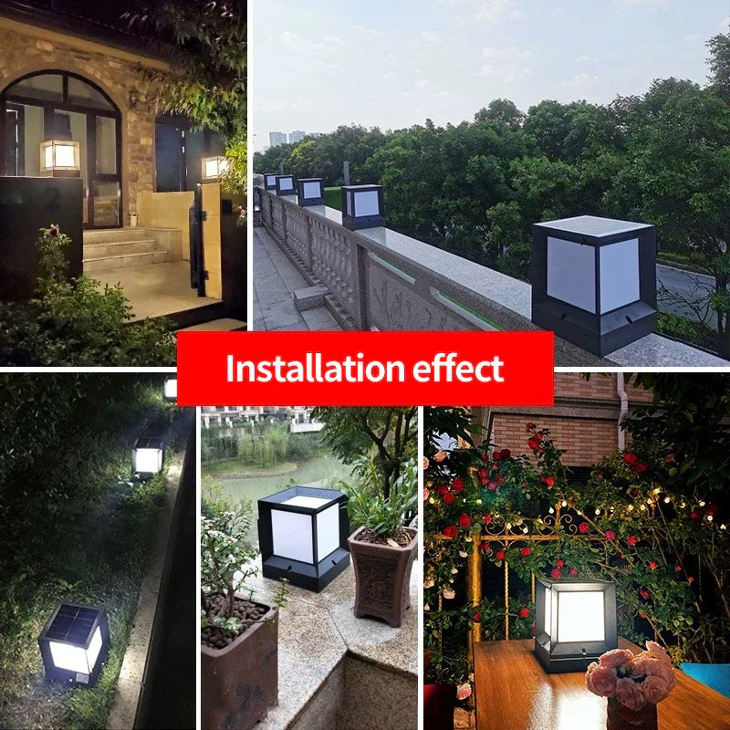 NovaLux Solar Wall Lights Modern Outdoor Pathway Lighting