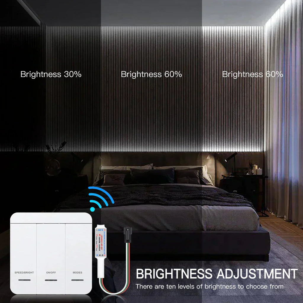 NexaNova 10 Meter Wall LED Strip Light With Horse Run Pattern