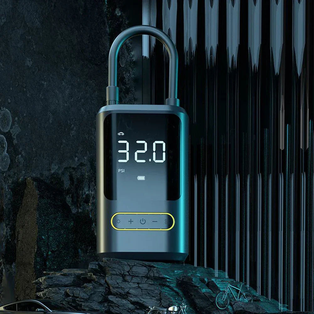 Portable Tire Inflator - Fast Digital Air Pump for Car, Bike & SUV Tires