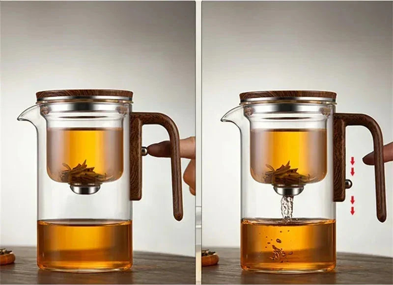 Teaflow - stylish teapot with easy magnetic water control