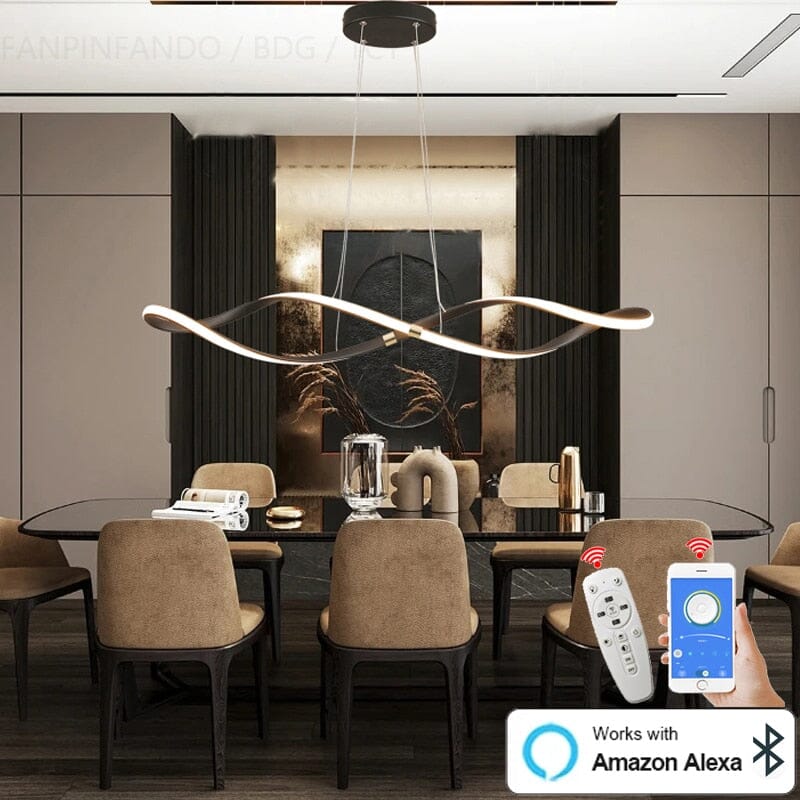 Lyra Spiral Lamp Scandinavian Modern Ceiling Light