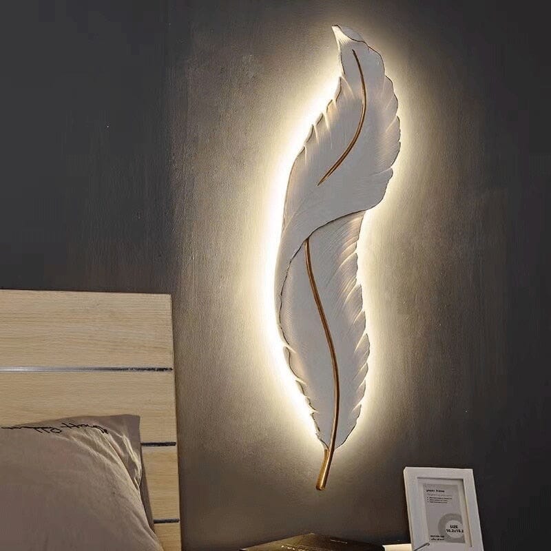 NyraFeather LED Wall Light Nordic Decorative Wall Lamp For Living Areas