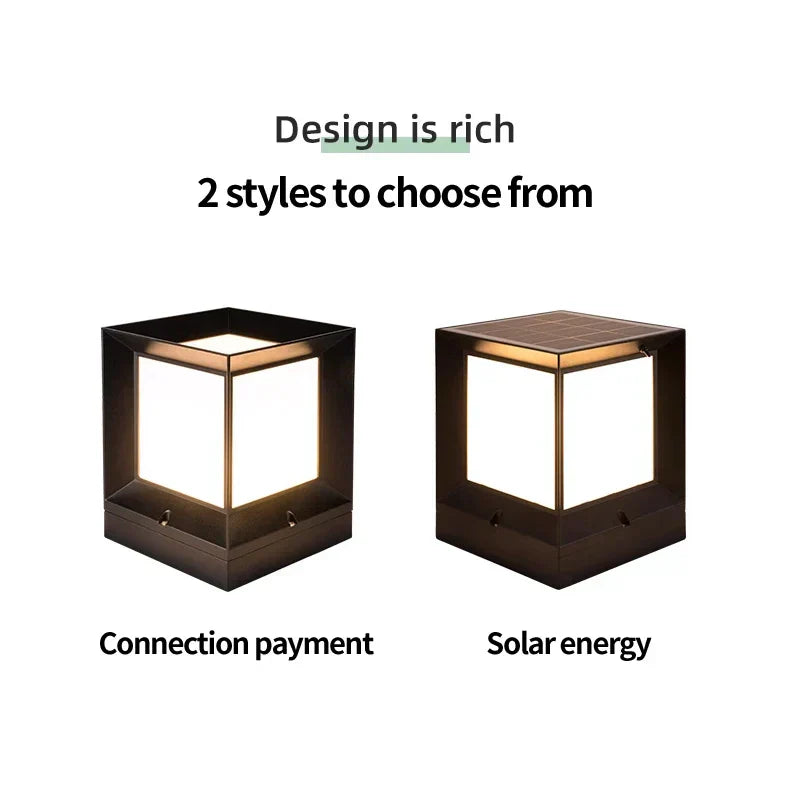 NovaLux Solar Wall Lights Modern Outdoor Pathway Lighting