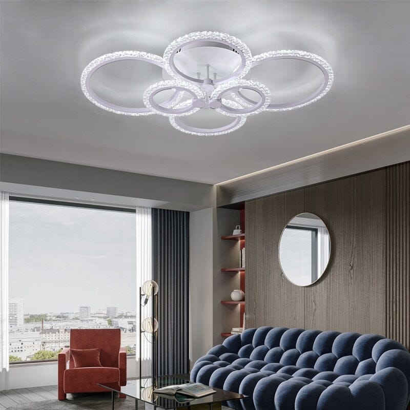 Lumora Acrylic Ring Ceiling Light With Remote Control