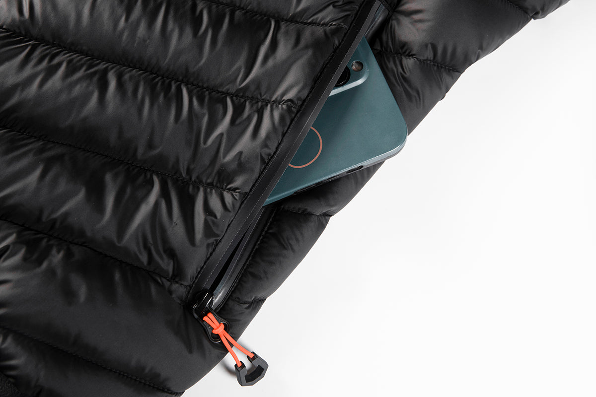 Everest: Pánská bavlněná prošívaná větrovka - s kapucí, podzimní a zimní parka