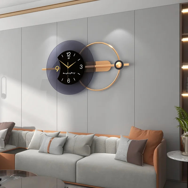 Nyra Two-Tier Hanging Wall Clock
