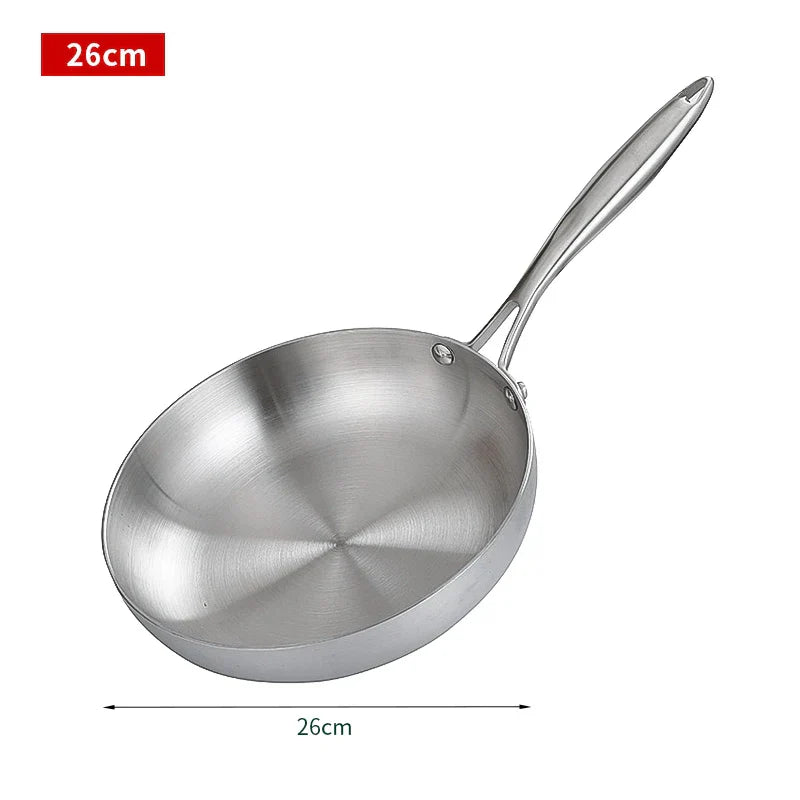 Calvera 28cm 304 Stainless Nonstick Stir Fry Pan Induction