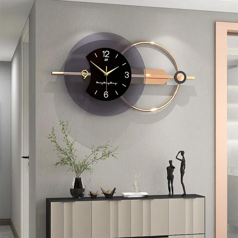 Nyra Two-Tier Hanging Wall Clock