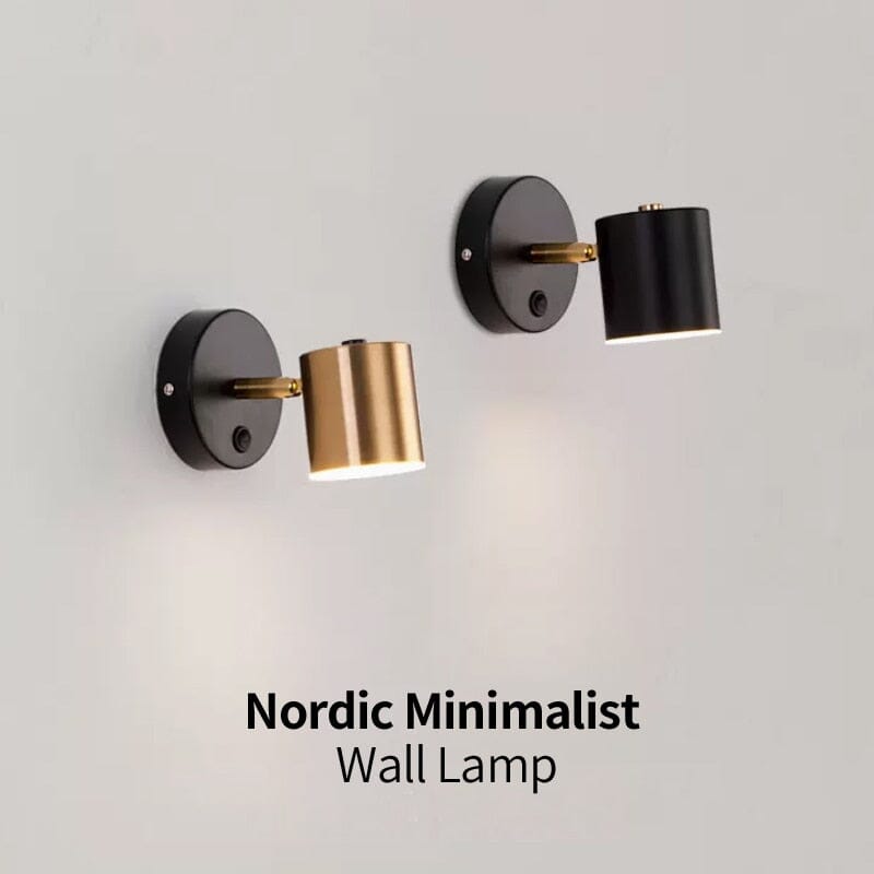 NovaLume Wall Lamp With Adjustable Reading Spotlight For Bedside And Workspace
