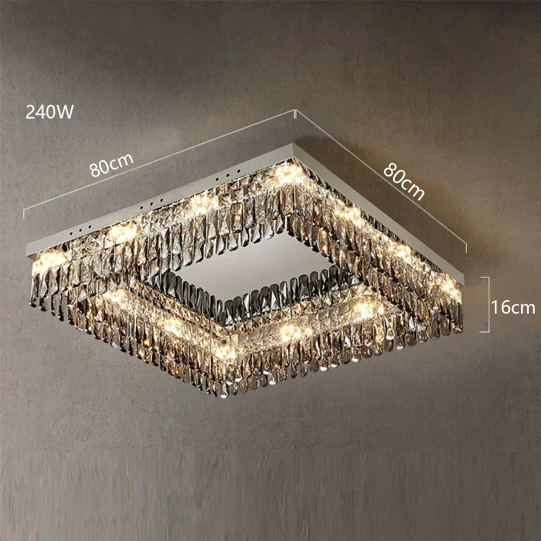 Astra Crystal Glow Collection Frosted Glass Lamps With Dimmable Light