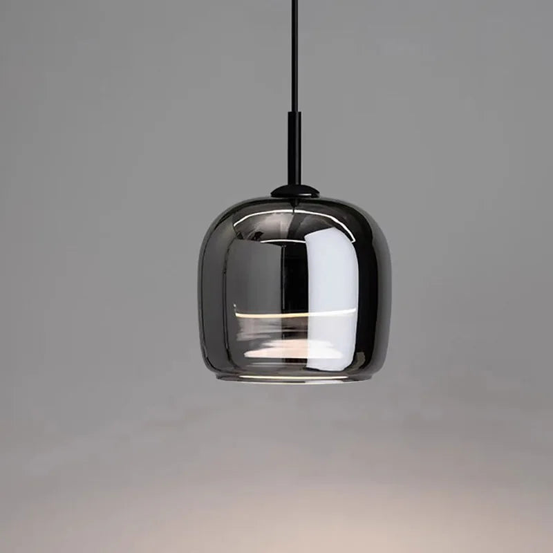 Nordic Glass LED Pendant Light – Modern Luxury Chandelier