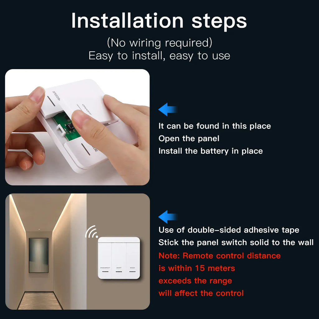 NexaNova 10 Meter Wall LED Strip Light With Horse Run Pattern