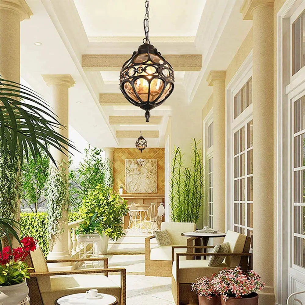 Kevara Vintage Outdoor Garden LED Light in Rust Resistant Aluminum