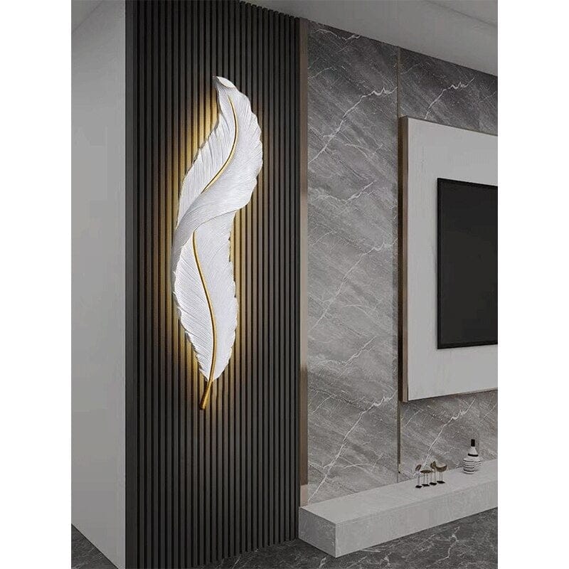 NyraFeather LED Wall Light Nordic Decorative Wall Lamp For Living Areas