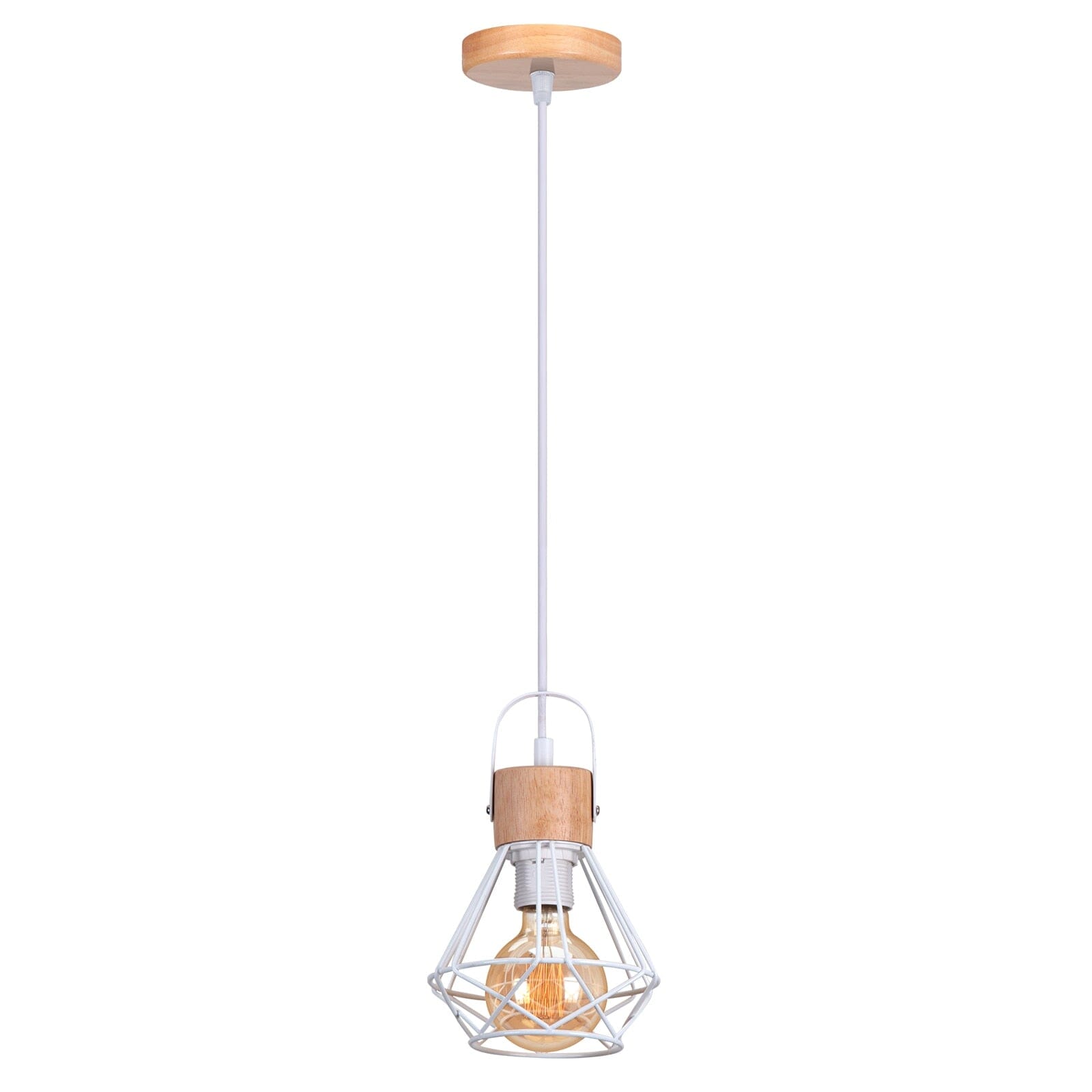 Nordic Vintage Wood Pendant Lights For Cozy Interiors