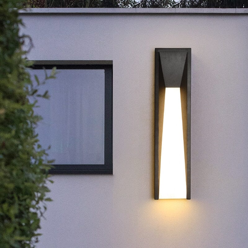 NovaLume LED Wall Light Weatherproof Minimalist Fixture for Indoors and Outdoors