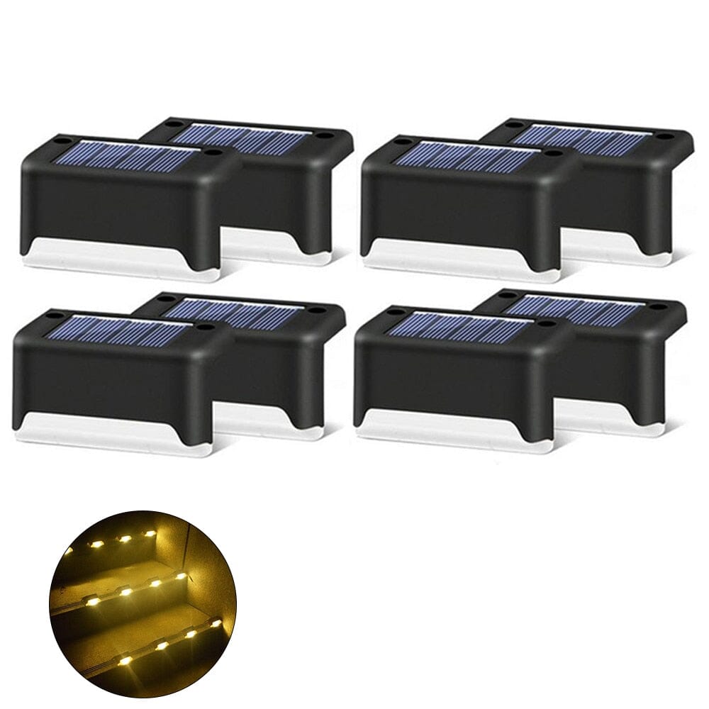 NovaLume Solar LED Staircase Lights for Outdoor Steps