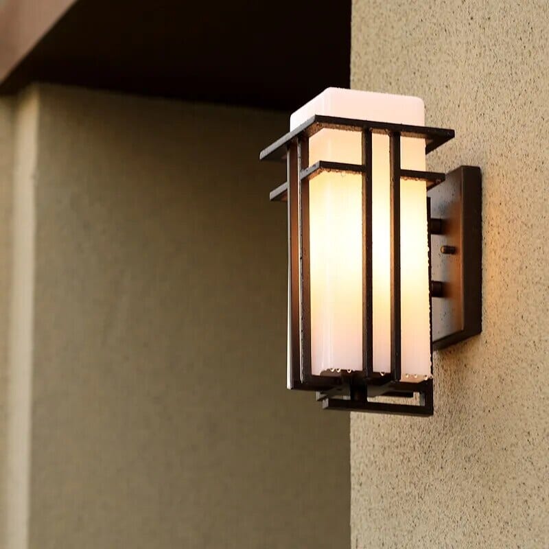 Asteron Outdoor Wall Light Aluminum Exterior LED Fixture