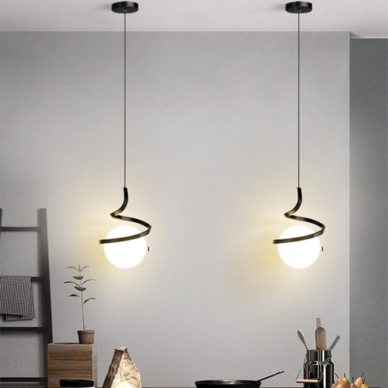 Lyra Pendant Light With Glass And Aluminum Finish For Home And Office