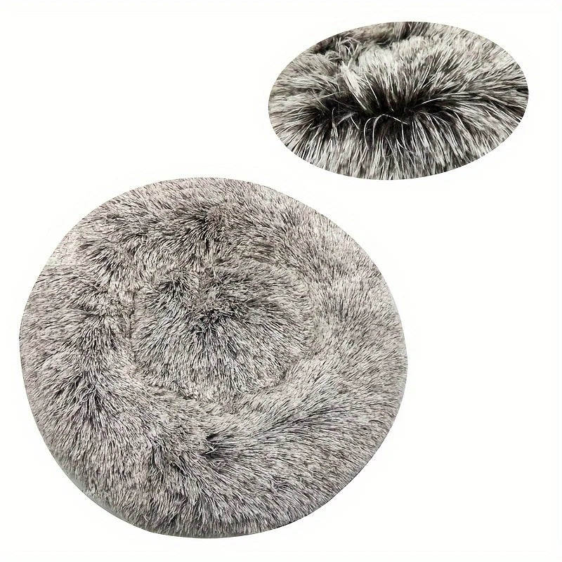 Fluffy Round Pet Bed
