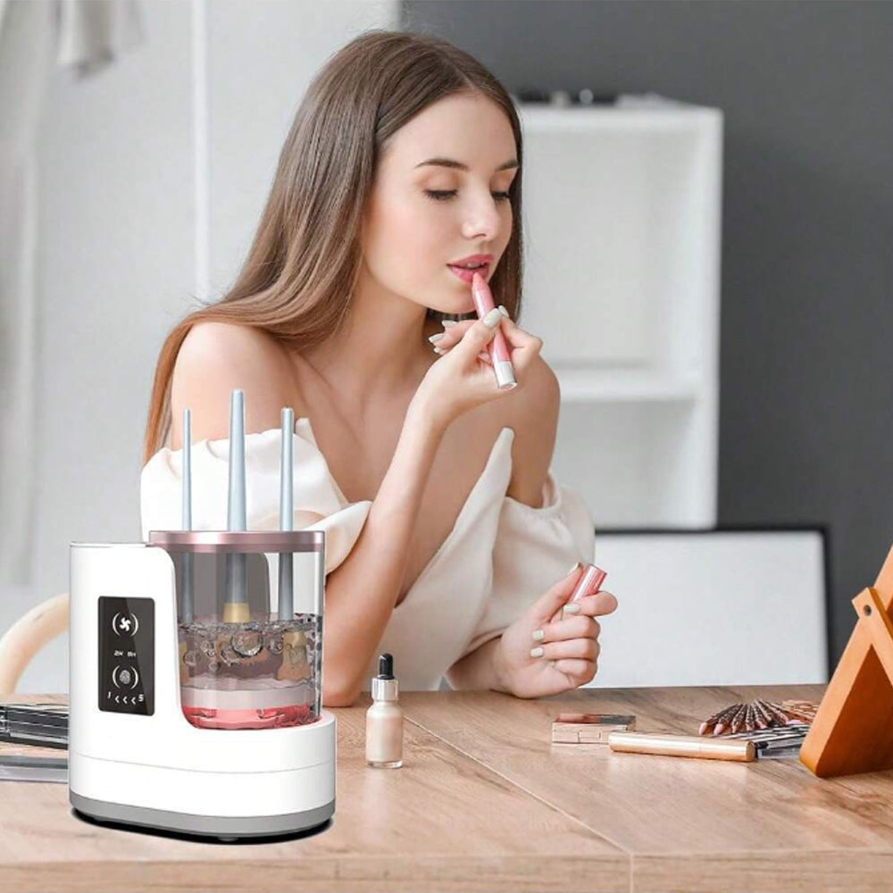 Upgraded Rechargeable Electric Makeup Brush Cleaner