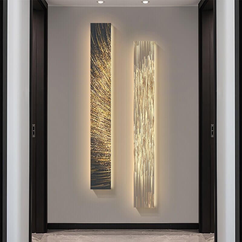 NovaLume Canvas Strip LED Wall Light With Slim Abstract Design