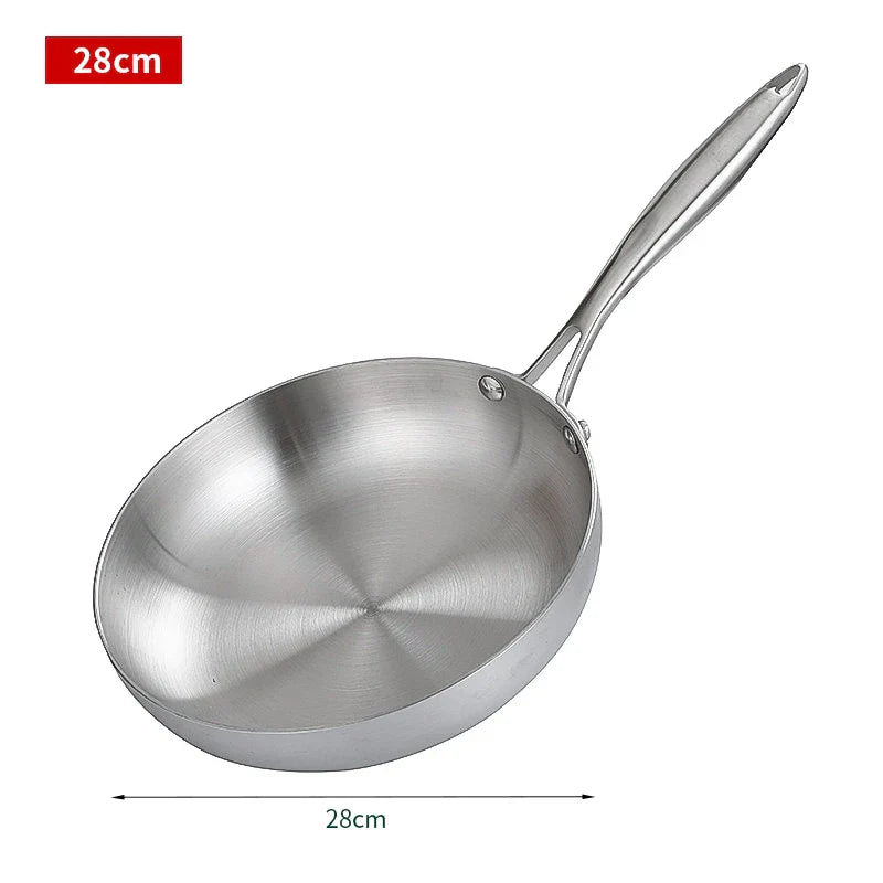 Calvera 28cm 304 Stainless Nonstick Stir Fry Pan Induction