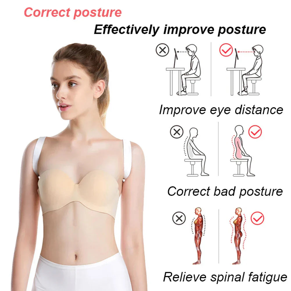 Back Posture Corrector – Adjustable & Supportive