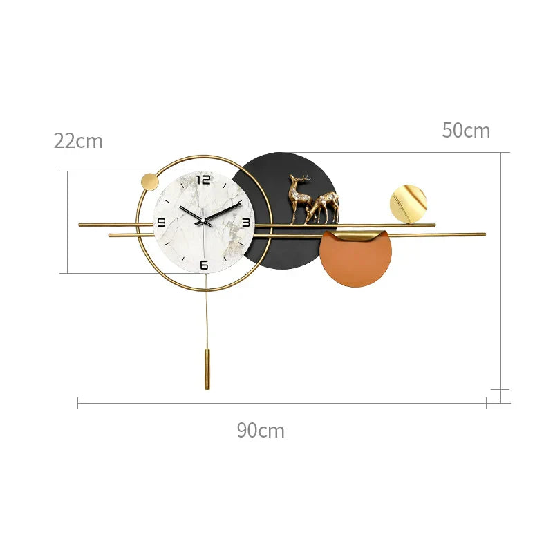 Scandinavian Designer Wall Clock