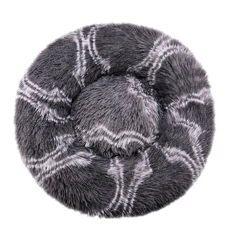 Fluffy Round Pet Bed