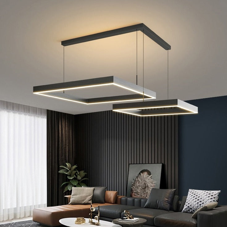 Závěsný lustr Angélique Square LED