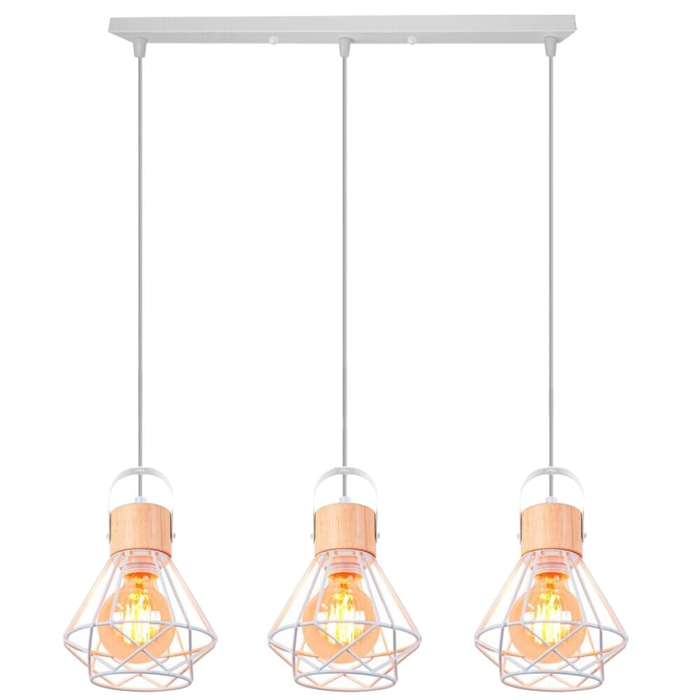 Nordic Vintage Wood Pendant Lights For Cozy Interiors