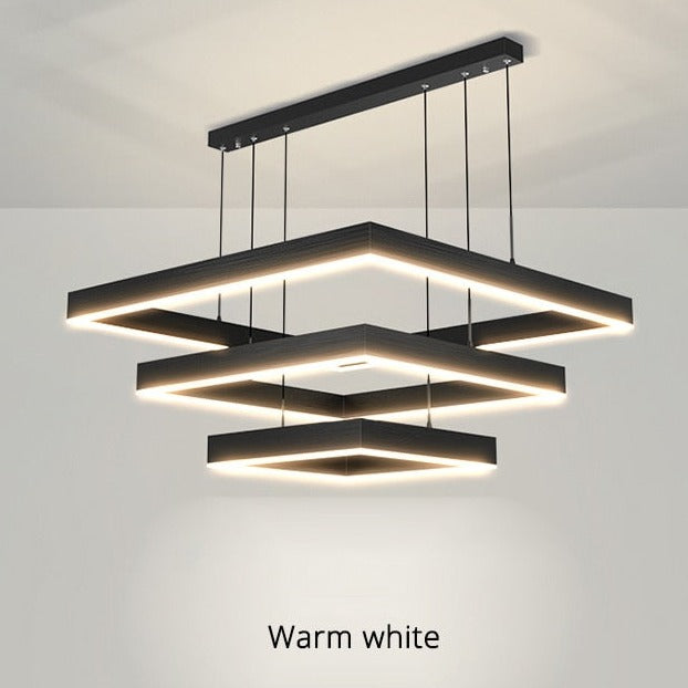 Závěsný lustr Angélique Square LED