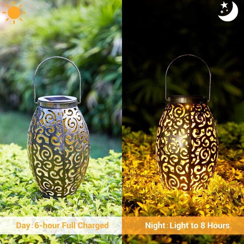 Aurora Solar Outdoor Lanterns for Pathways and Gardens