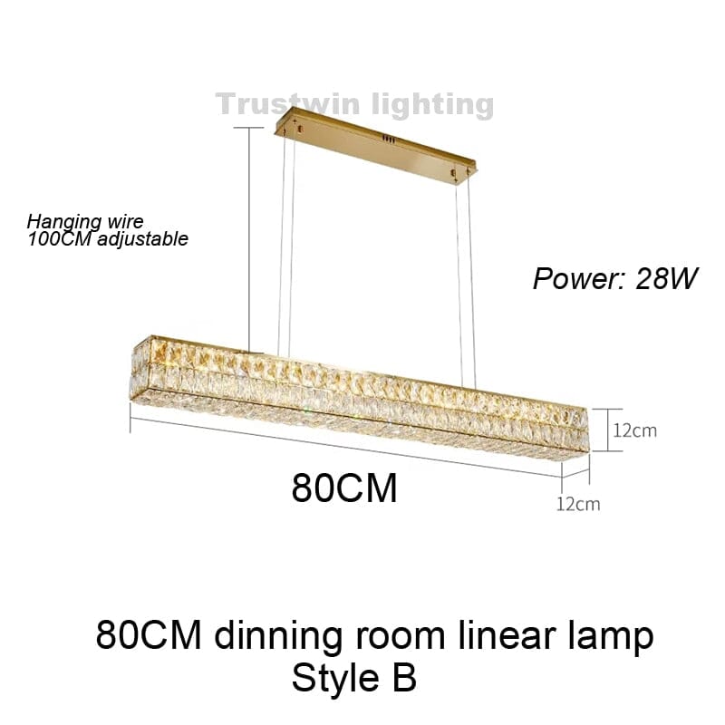 Aurelia Halo Gold Ring Crystal Chandelier Color Changing Glow