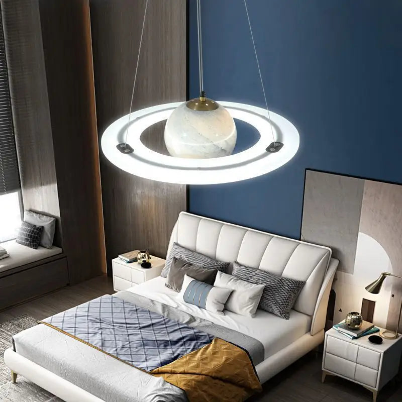 CosmoOrb Planet Pendant Lamp with Three Color Temperatures LED