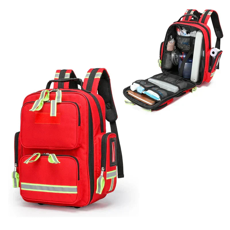 Emergency First Aid Rescue Backpack - Large Capacity