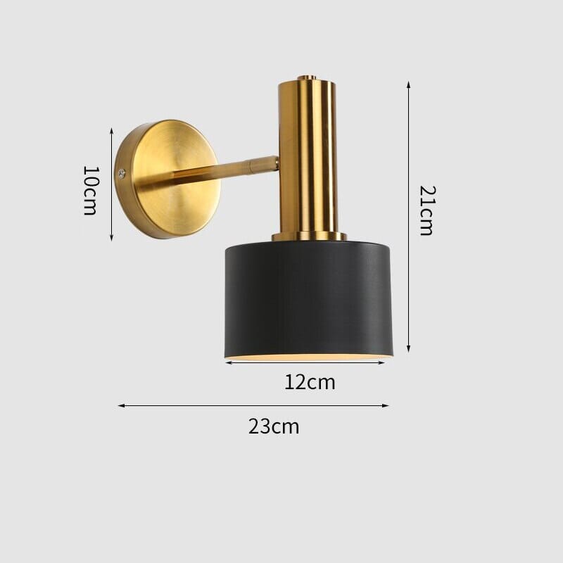 Novae Wall Lamps Modern LED Fixtures In Gold And Black