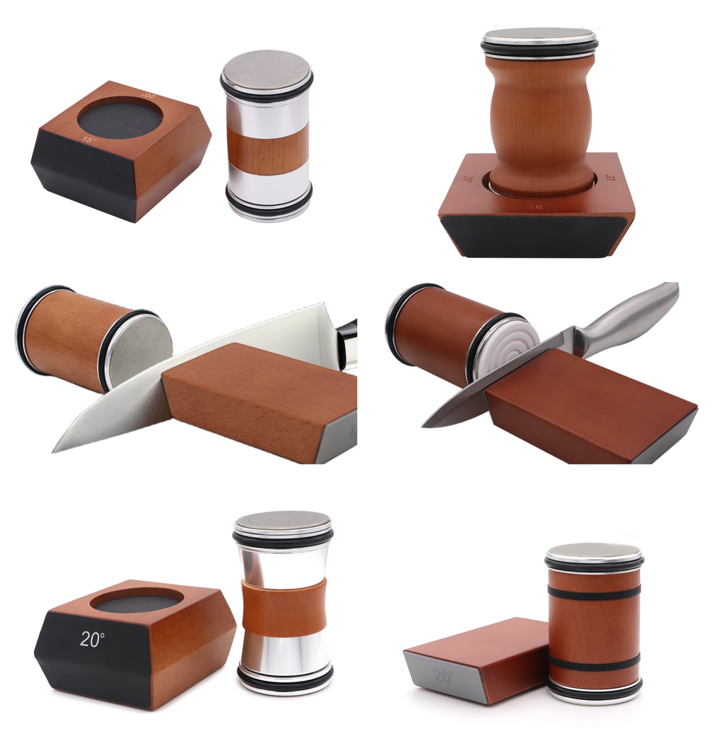 Magnetický diamantový brousek na válcové nože – Snadné ostření a broušení čepelí